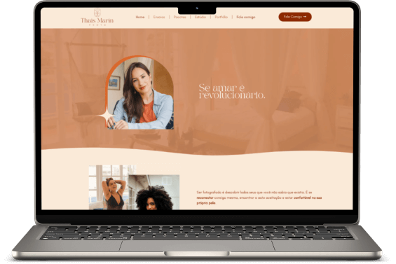 Site portfólio para fotógrafa