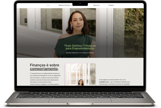Site de consultora financeira