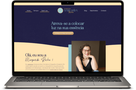 Site para astróloga